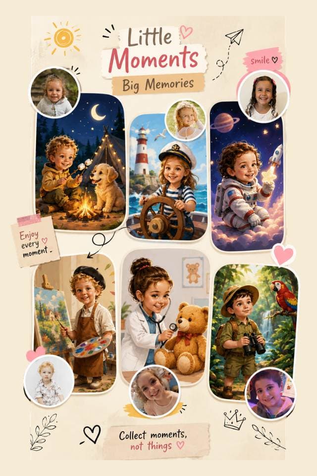 A personalized Try Story Wood book